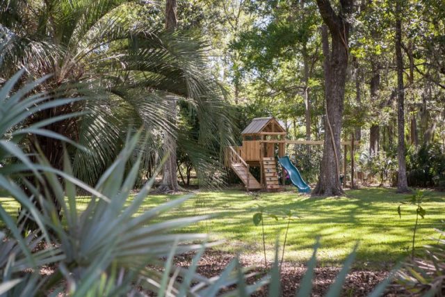 Open Ground with small house