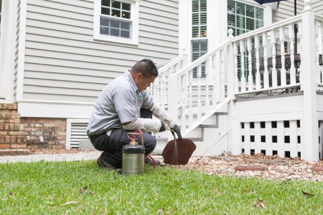 Terminix Team on site working