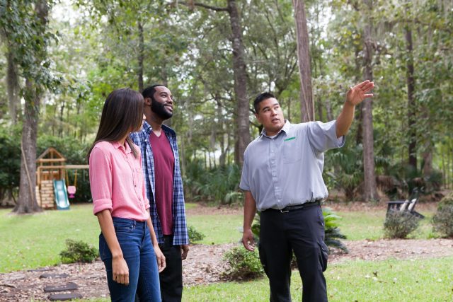 Team Terminx with clients